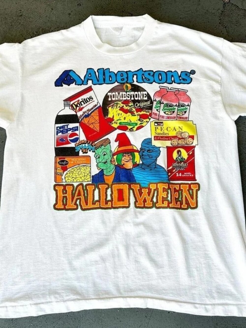 90s Alberts0ns X Halloween Graphic Tee Unisex Short Sleeve Shirt